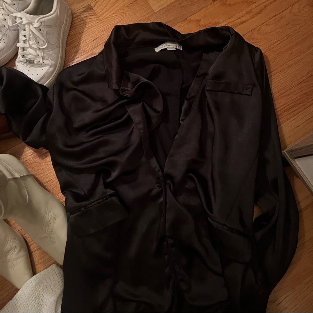 Silk blazer